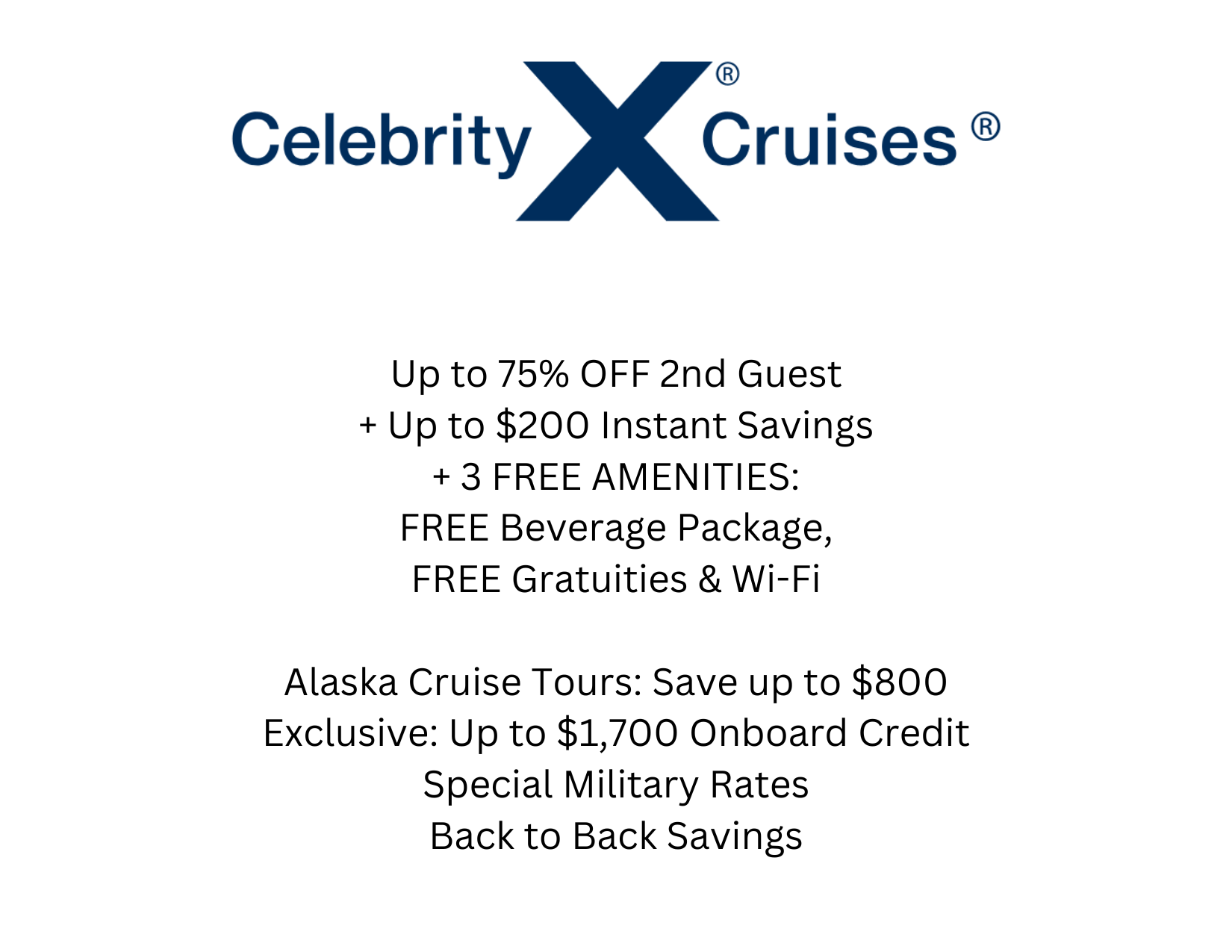 Celebrity Cruises Promotions